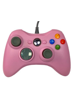Геймпад проводной Controller Rose (Розовый) (Xbox 360)